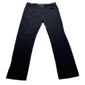 Enyce Sean Combs Co Mens Black Denim Jeans Straight Leg Size 36 Urban Streetwear